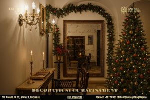 Decoratiuni de Craciun în stil interbelic: Eko Group Vila și eleganța nobiliară a expoziției Crăciunul anilor ’30